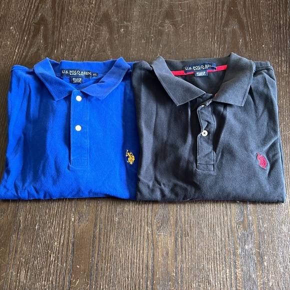 2 Mens U.S. Polo Association Polo Shirts 👕 - Picture 1 of 9